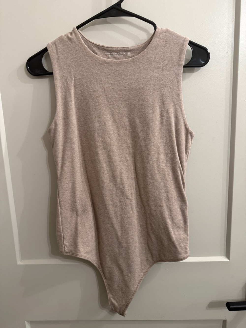 Abercrombie & Fitch Sleeveless Bodysuit - Light Blush
